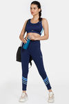 Zelocity All Day Yoga Leggings - Medieval Blue — thumbnail 4